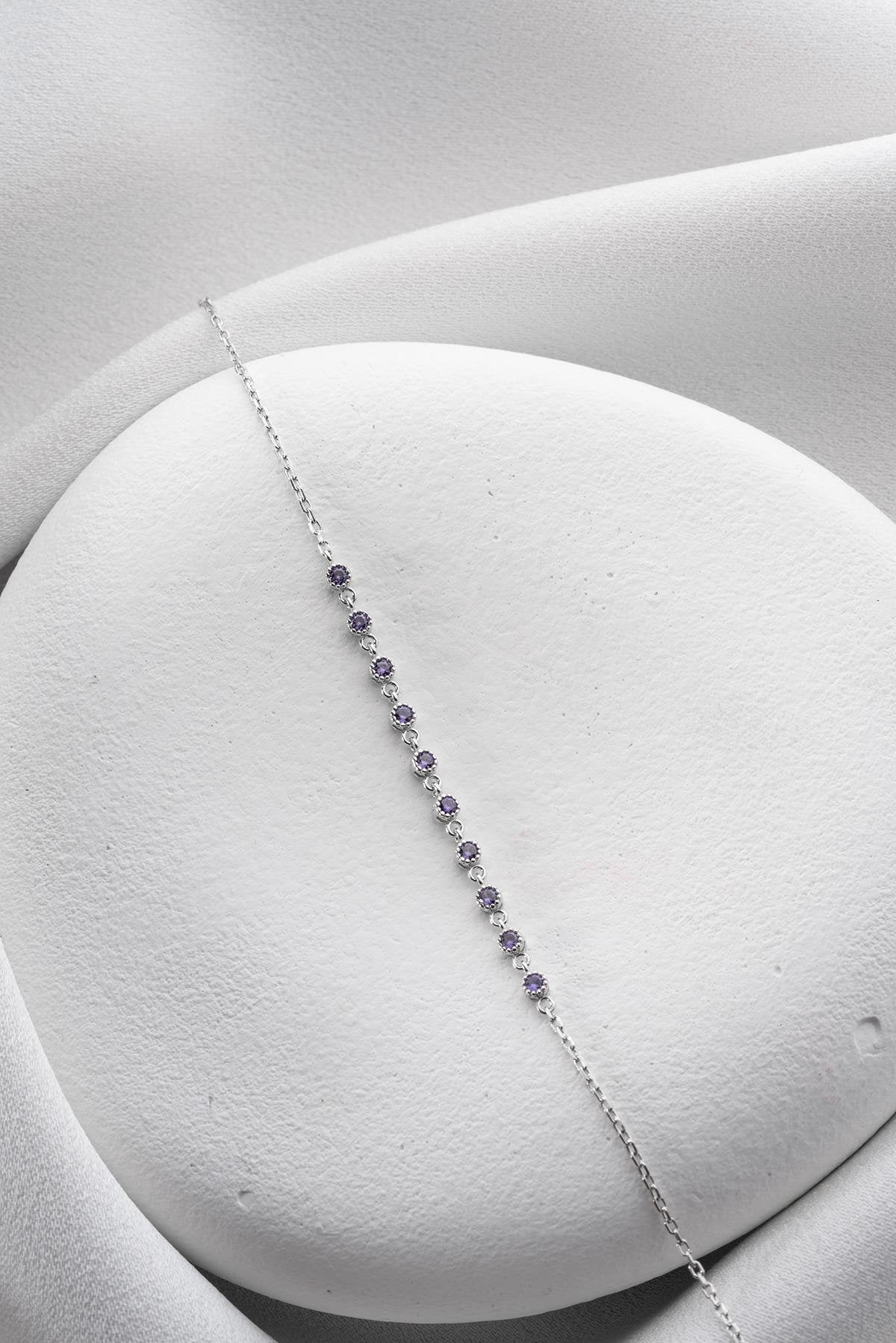 Amethyst Glow Bracelet