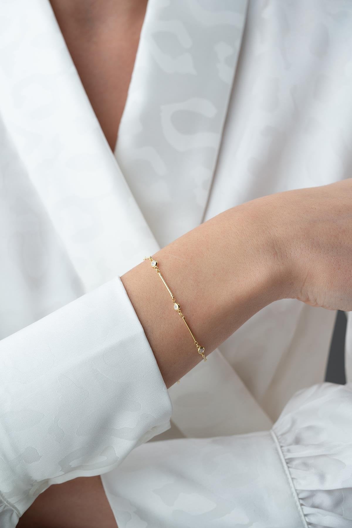 Golden Orbit Bracelet
