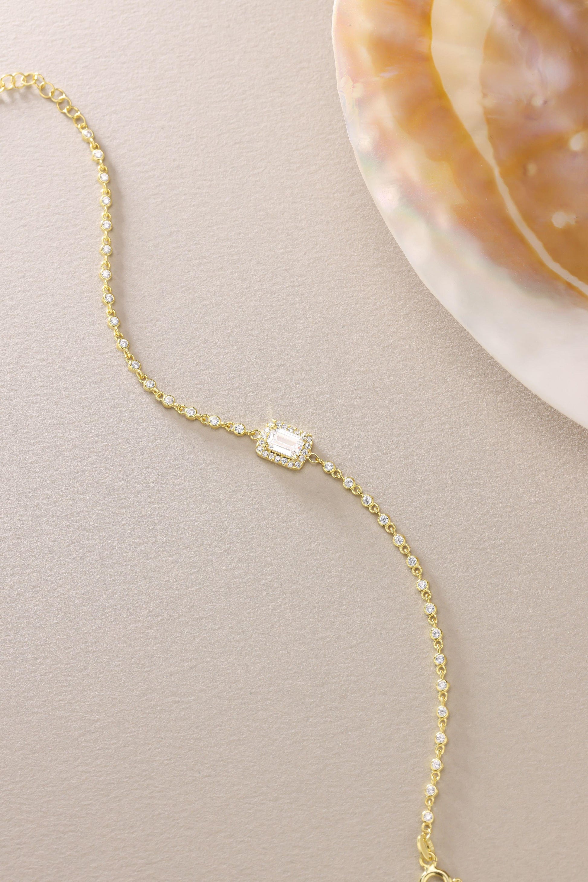 Lurian Diamond Gold plated bracelet