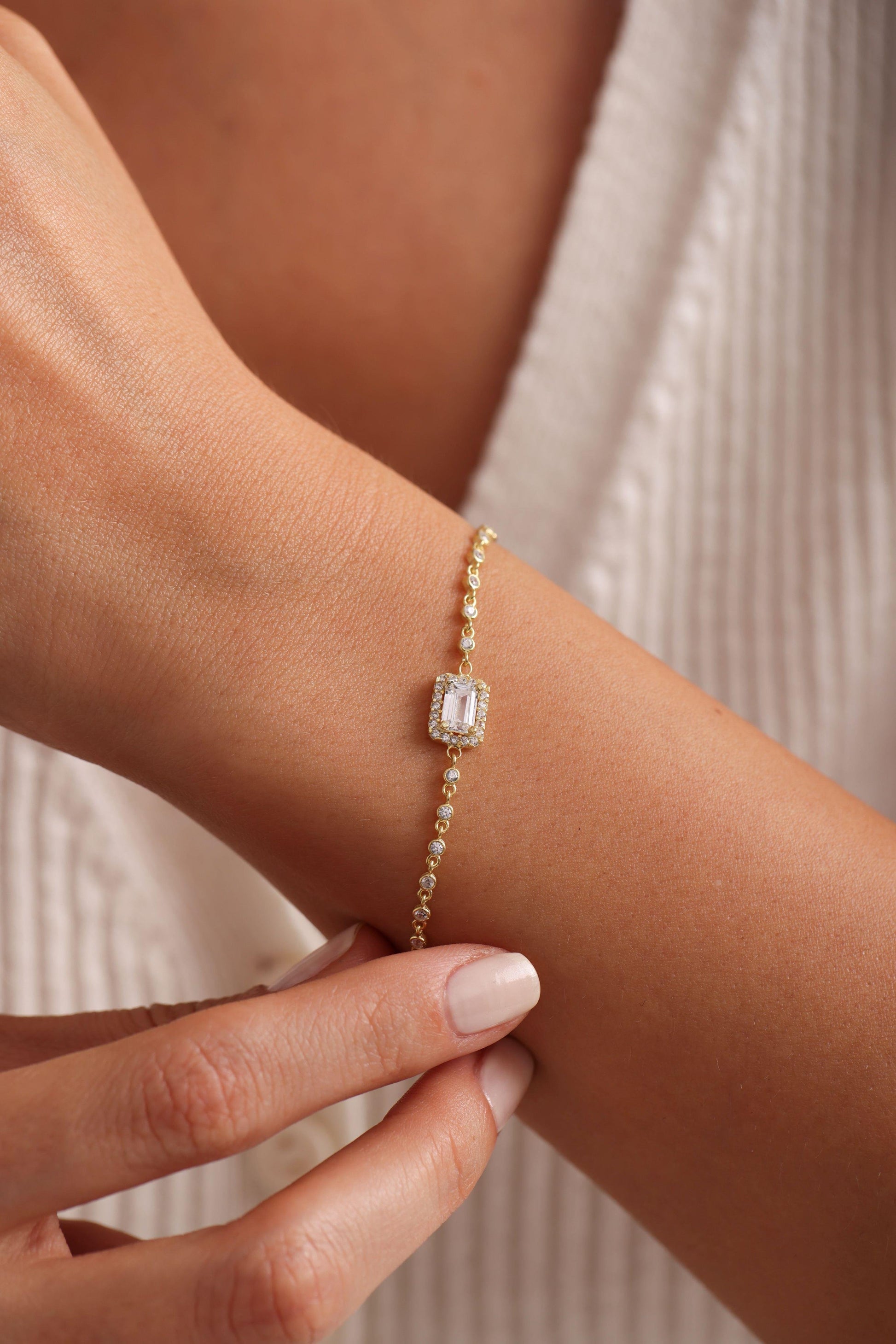 Lurian Diamond Gold plated bracelet