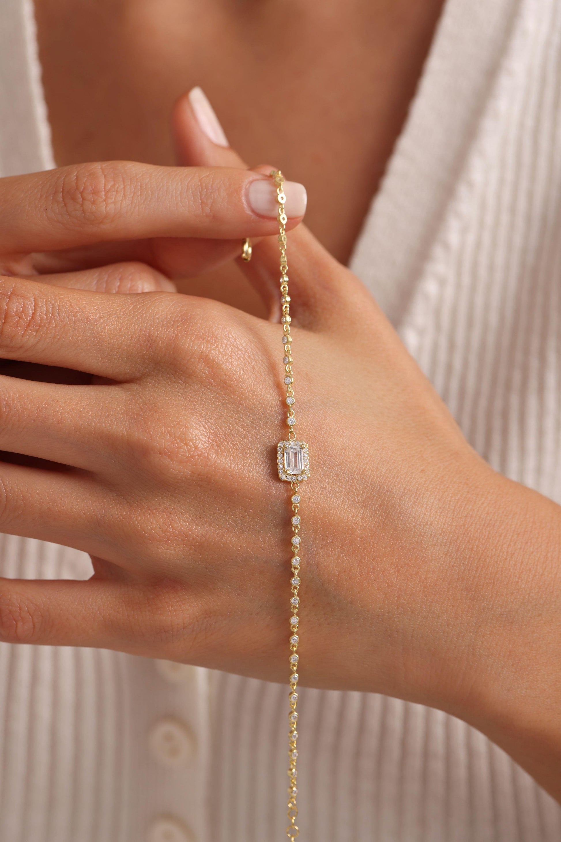 Lurian Diamond Gold plated bracelet