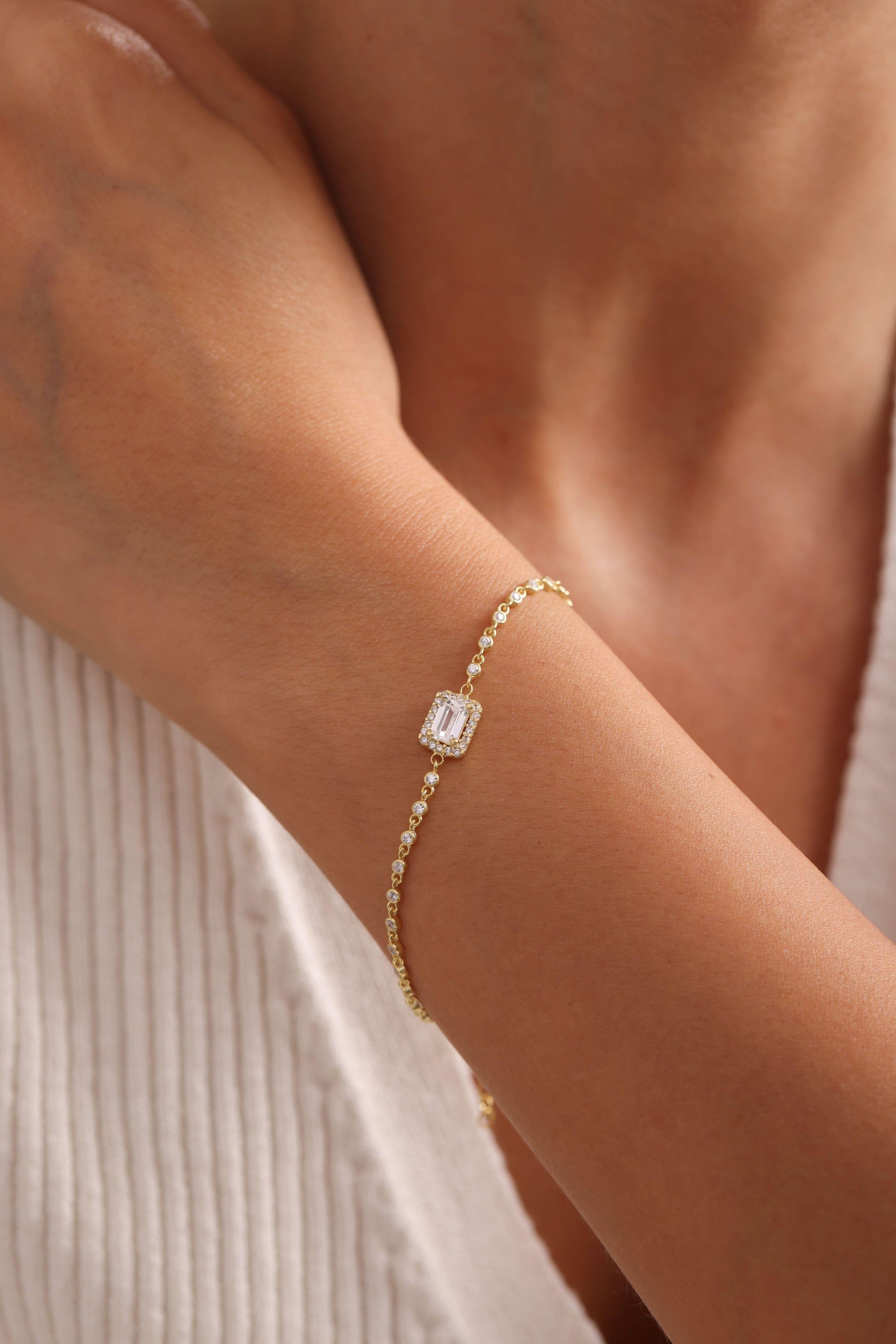 Lurian Diamond Gold plated bracelet