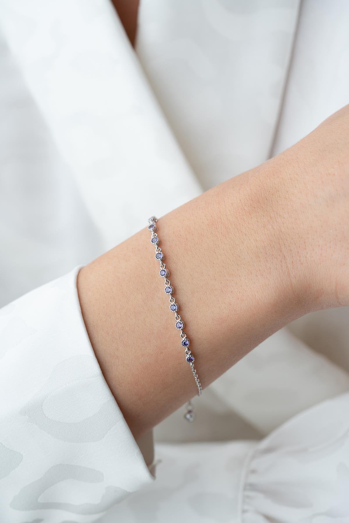 Amethyst Glow Bracelet