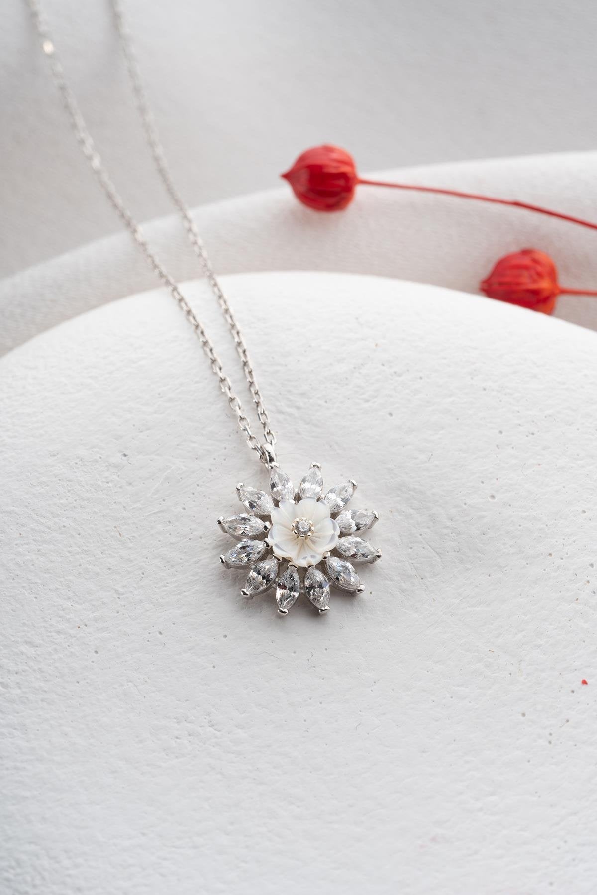 Liora Rhodium plated Necklace