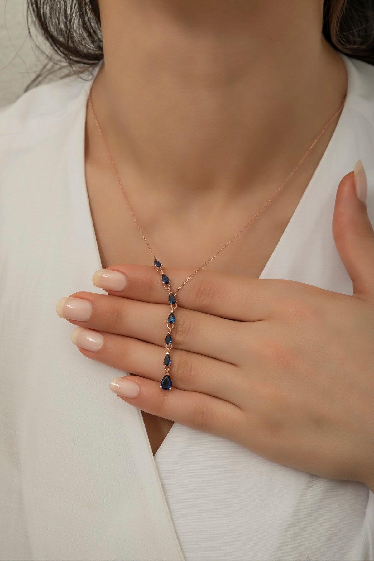 Midnight Cascade Necklace