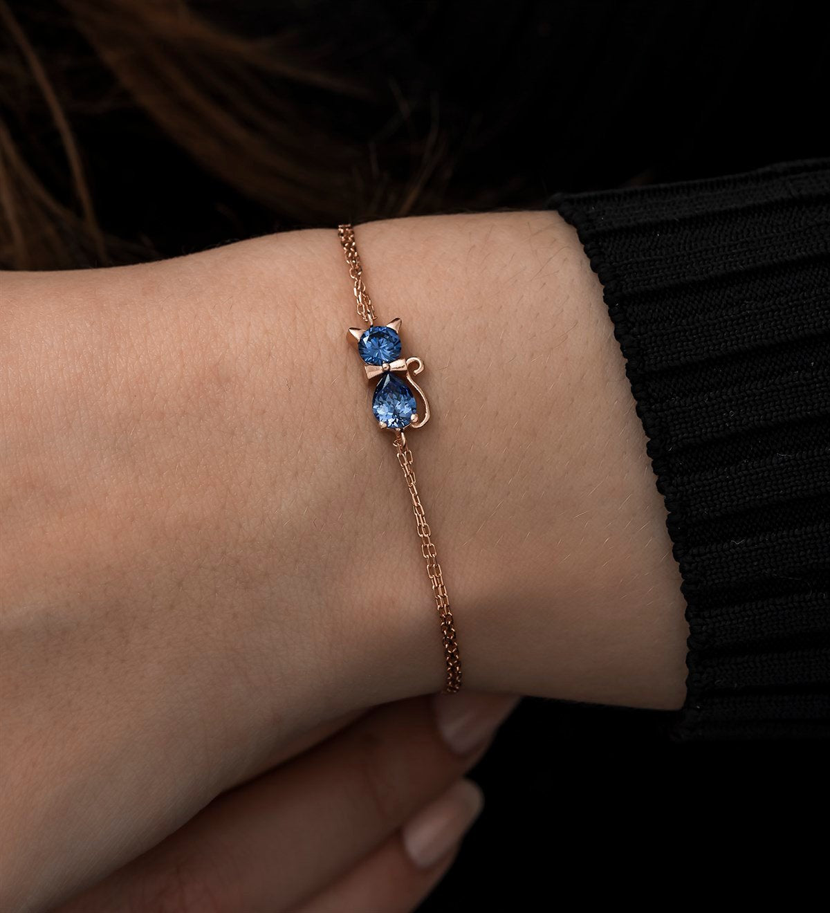 Cat Woman Tanzanite Zircon Bracelet