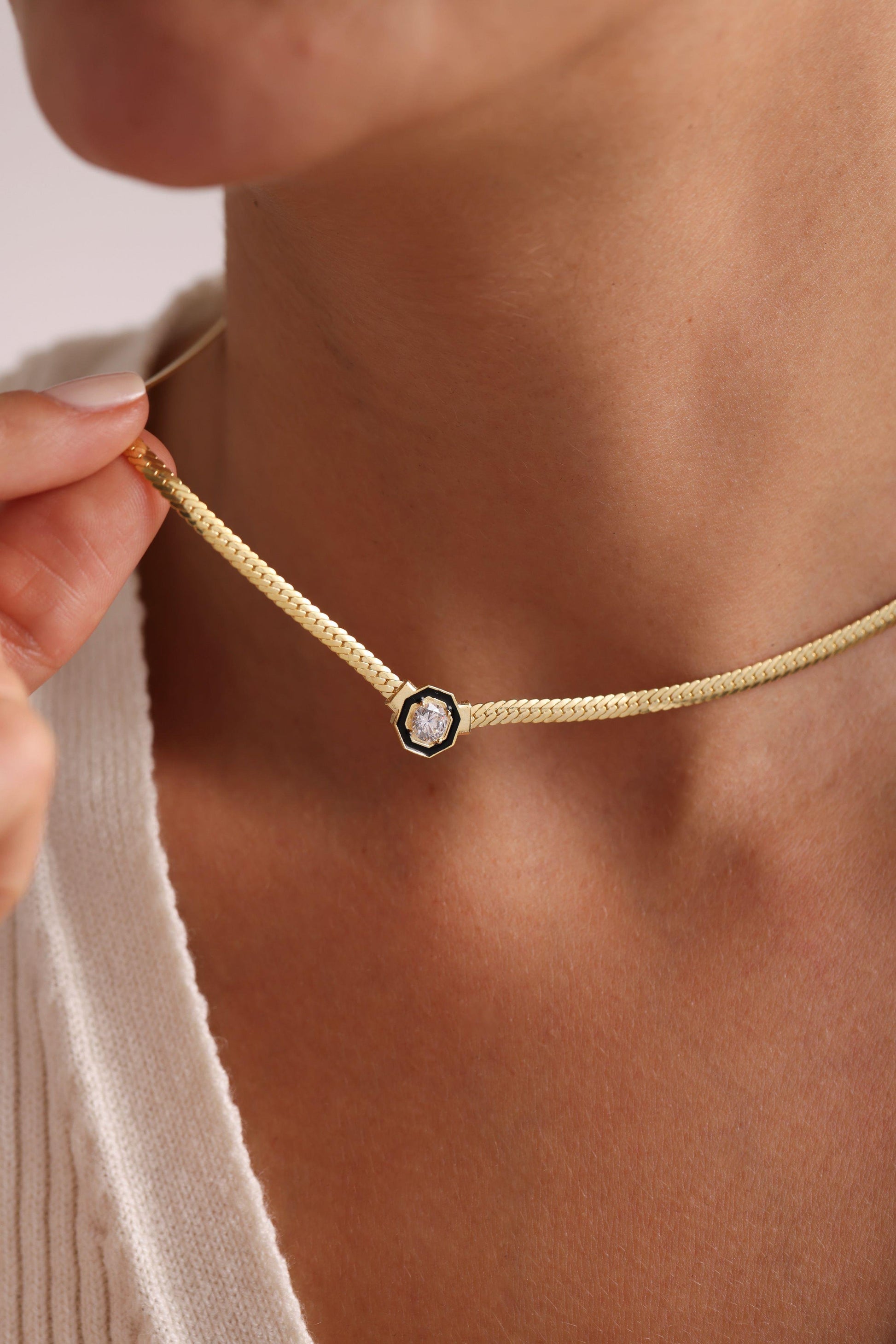 Regal Solace Gold Necklace