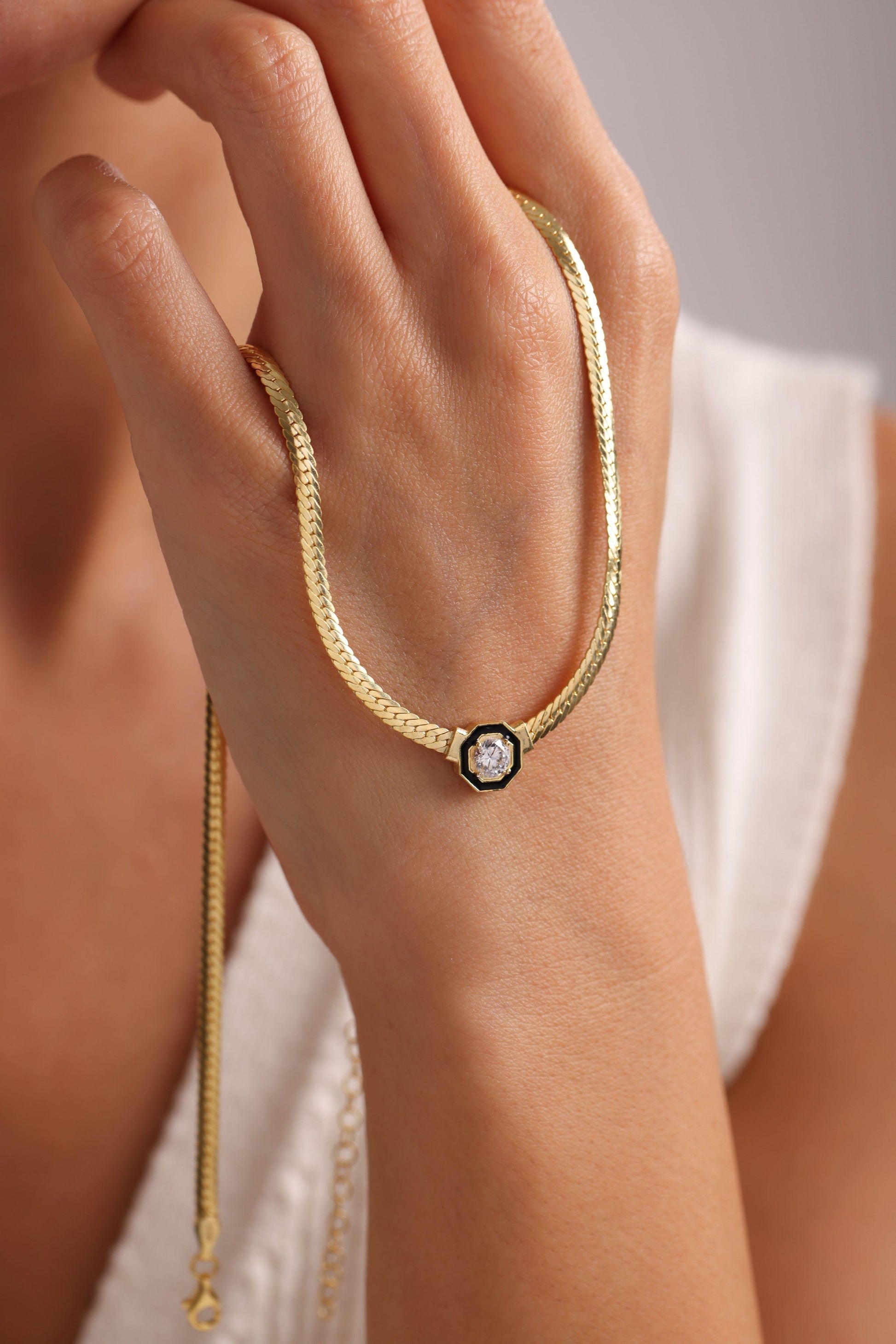 Regal Solace Gold Necklace