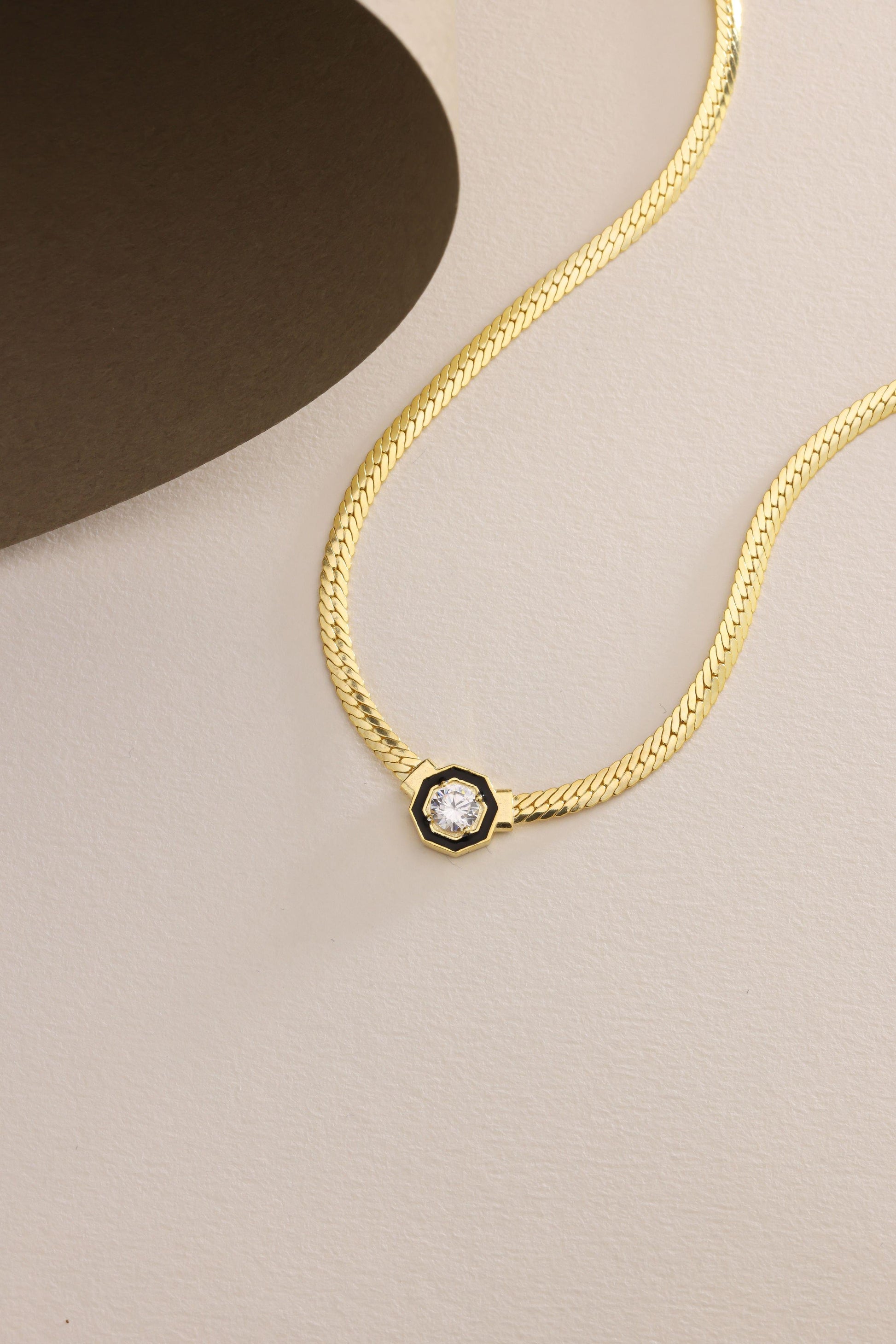 Regal Solace Gold Necklace